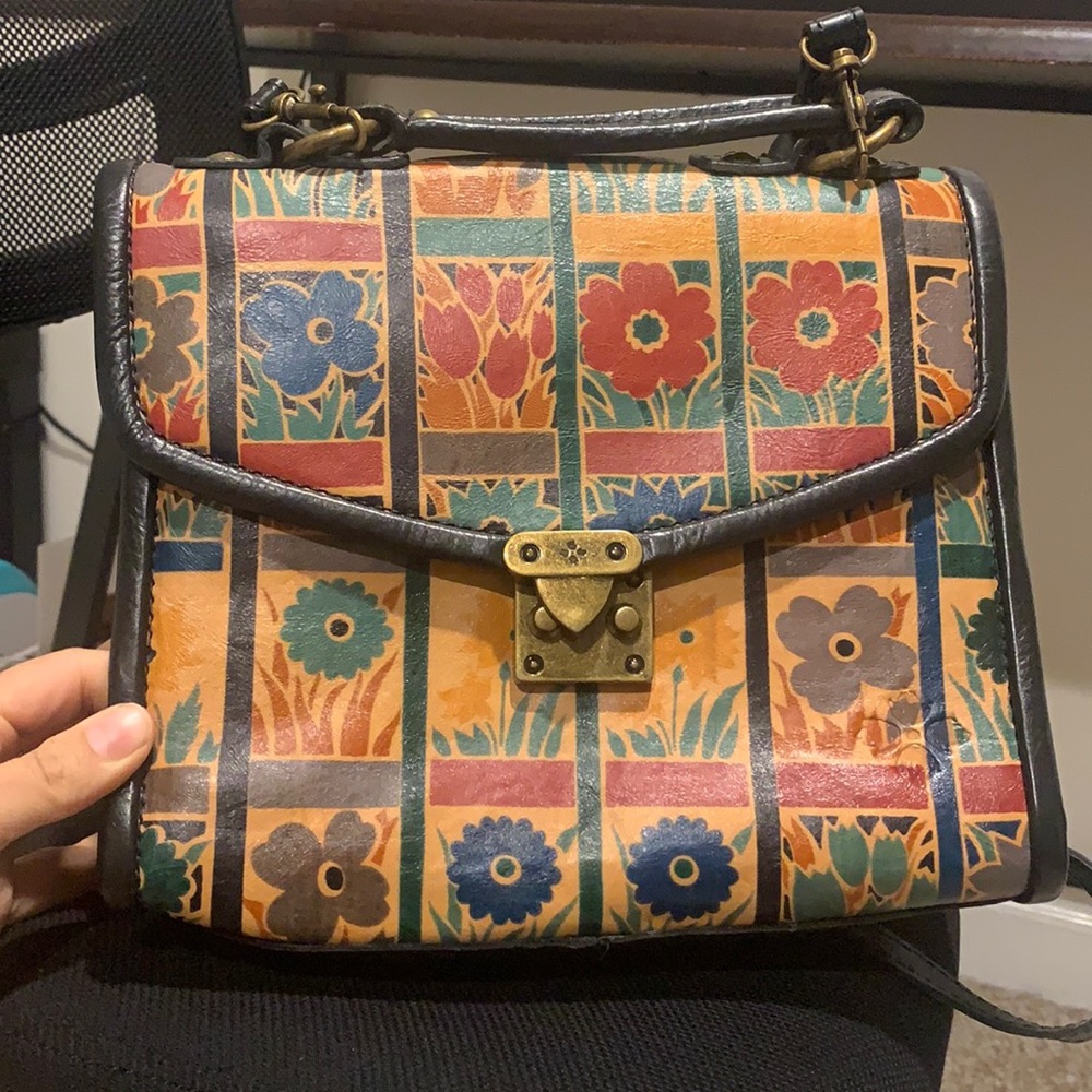 Patricia Nash leather crossbody bag